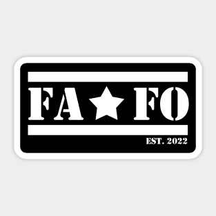 FAFO Sticker